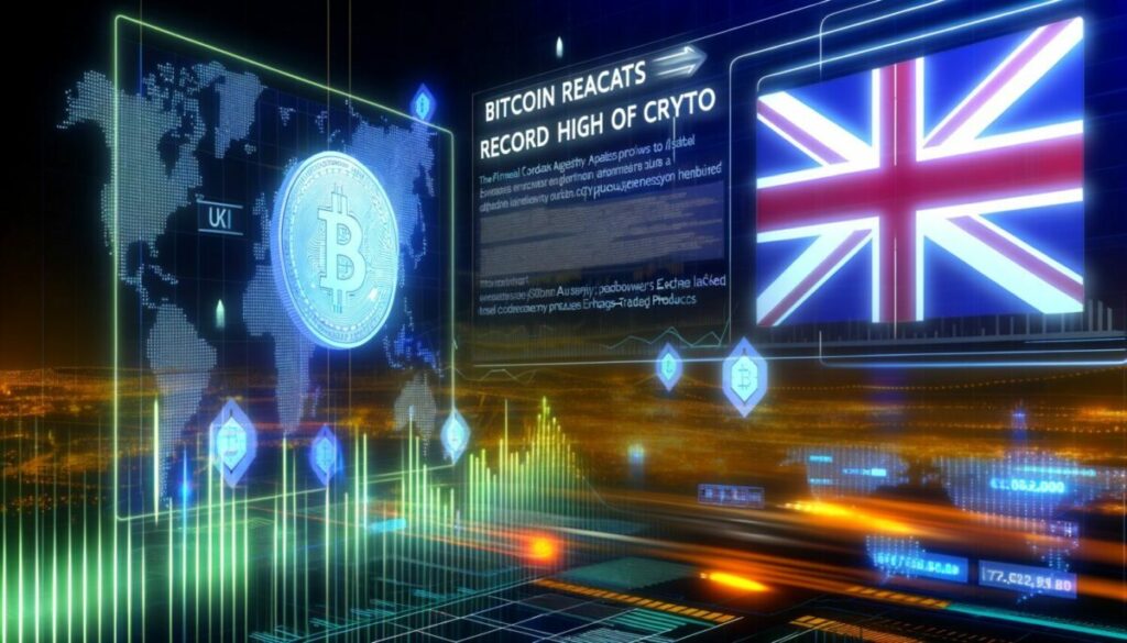 UK Embraces Crypto: Bitcoin Reaches Record High of $72,000